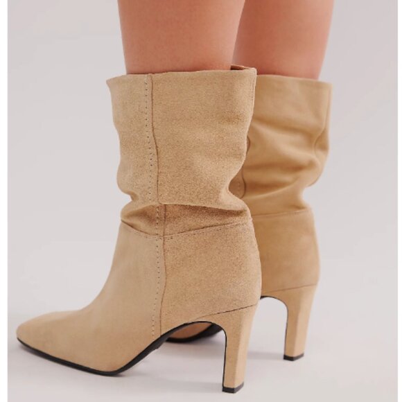 Free People $100 off!! ❤️ Suede Claudette Slouch Boot- NWT - Picture 3 of 12